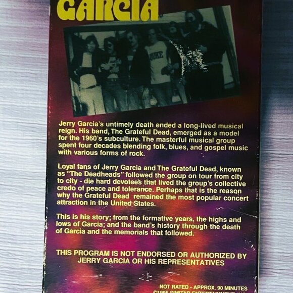 VINTAGE VHS 995 GRATEFUL GARCIA "THE LEGENDS COLLECTION"SET OF 2 TAPE - Picture 2 of 4